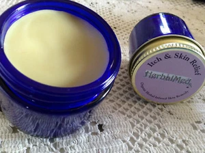 Organic Itch & Skin Relief, 1oz glass jar - Picture 1 of 3