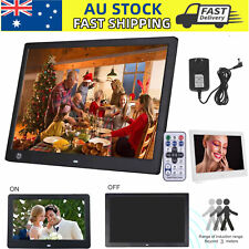 2023 Digital Photo Frame 10" LED Electronic Album Picture MP4 Player AU Plug
