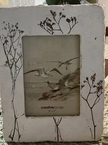 Rustic White Co-op Picture Frame 5x7 - Picture 1 of 3