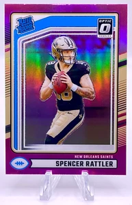 Spencer Rattler 2024 Panini Optic Preview Pink Prizm Rated Rookie NM-MT #359 - Picture 1 of 2