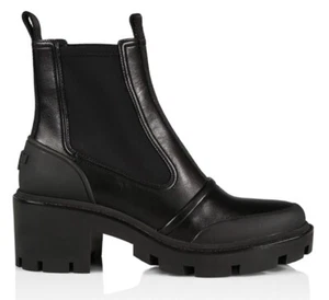 Tory Burch Chunky Chelsea Leather Ankle Boots Womens Size 11 M Excellent - Picture 1 of 17