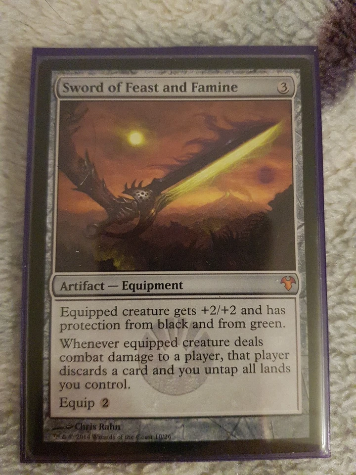 1x MTG Magic The Gathering TCG Sword of Feast & Famine - Modern Event Deck - Image 1 of 1