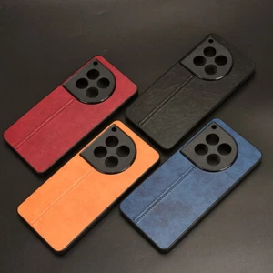 Para OnePlus 12R, Lujo Híbrido Retro Híbrido Cuero PU Goma Suave Estuche Cubierta - Imagen 1 de 16