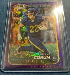 2024 TOPPS CHROME /275 BLAKE CORUM RC PURPLE SPECKLE REFRACTOR - Picture 1 of 2