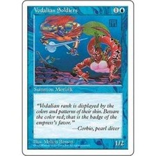 Magic MTG Tradingcard Fifth Edition 1997 Vodalian Soldiers