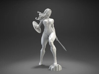 Wonder Woman Unpainted Unassembled Resin 3D printed Diy Model Figure NSFW
