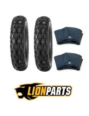 Bridgestone 4.00-10 Trail Wing Tires With Kenda Tubes For Honda CT70 1970-1982 - Image 1 of 4