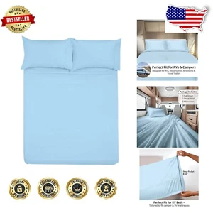 Quality 28x75 RV Microfiber Sheets - Wrinkle & Fade Resistant Elegance - Picture 1 of 11