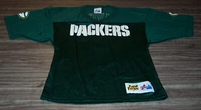 VINTAGE GREEN BAY PACKERS #4 BRETT FAVRE NFL FOOTBALL JERSEY YOUTH MEDIUM Foto 1 de 4