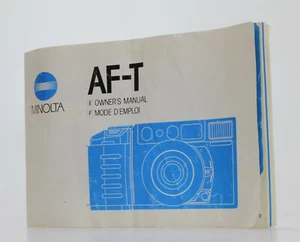 Minolta HI-MATIC AF-T Mode D'emploi d'origine (Réf#V-219) - Foto 1 di 1
