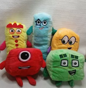Numberblocks Plush Toy Educational Soft Stuffed Number Blocks Dolls 5 Pcs - Picture 1 of 7