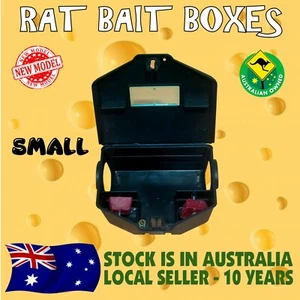 Small Bait Station Box Trap WITH BAIT - Rat Mouse Rodent heavy Duty auto lock - Picture 1 of 17