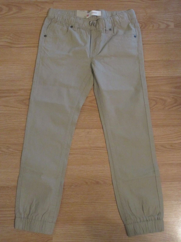 Levi's Strauss & Co. Boys Jogger Khaki Canvas Pants Size 10 25x25 Joggers - Image 1 of 4