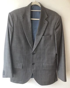 Mens Handmade Suit Jacket C38 Grey Check Fantastic Quality, Condition Used Once - Picture 1 of 15
