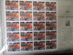 Forever Stamps Ft McHenry The War of 1812 20 Stamps Total Mint Unused 160-73-31 - Picture 1 of 2