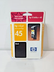 HP 45 Black Inkjet Cartridge 51645A New Sealed - Picture 1 of 8