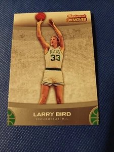 CARTA NBA 2007 LARRY BIRD TOPPS MARCHIO MOVES #45 BOSTON CELTICS INDIANA ST - Foto 1 di 3