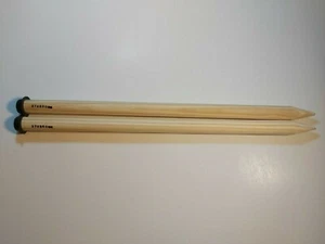 Extreme Big Knitting Needles - 27mm x 60cms handmade by me in wood, unwaxed - Picture 1 of 4