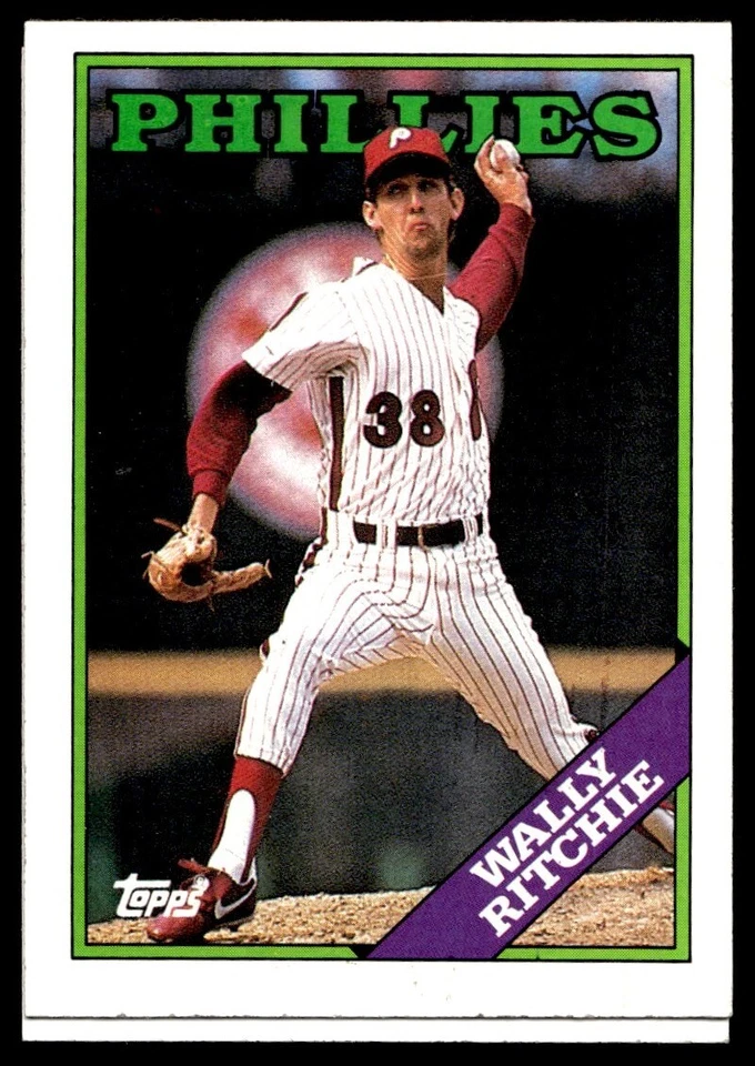 1988 Topps Wally Ritchie RC Philadelphia Phillies #494 - Image 1 of 2