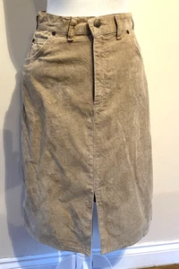 Ladies Corduroy Skirt size 6 A-line Midi length - Picture 1 of 4