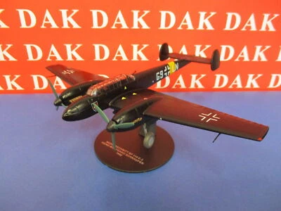 Die cast 1/72 Modellino Aereo Messerschmitt Bf 110E-2 Zerstorer H-W. Schnaufer - Immagine 1 di 4