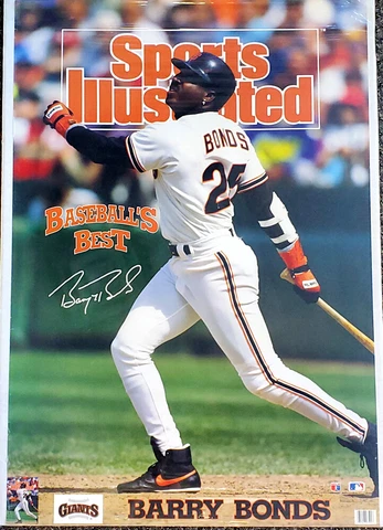 Barry Bonds BASEBALL'S BEST San Francisco Giants 1993 SI 23x35 POSTER Cover