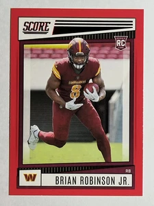 2022 Score Red #338 Brian Robinson Jr. - Picture 1 of 2