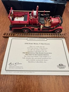 Matchbox Collectibles  YFE22-M  1916 Ford Model T Fire Engine - Picture 1 of 4