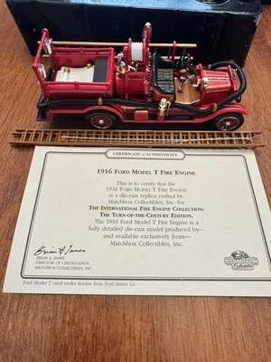 Matchbox Collectibles  YFE22-M  1916 Ford Model T Fire Engine - Image 1 of 4
