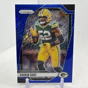 Rashan Gary FOTL Blue Shimmer 2023 Panini Prizm (/25) PACKERS - Picture 1 of 6