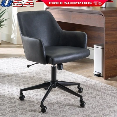 Elegante silla de oficina con base giratoria elevadora de gas cojín de espuma espacio de trabajo interior nueva Foto 1 de 4