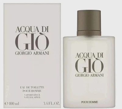Giorgio Armani Acqua di Gio Eau de Toilette 100ml EDT Spray New & Sealed