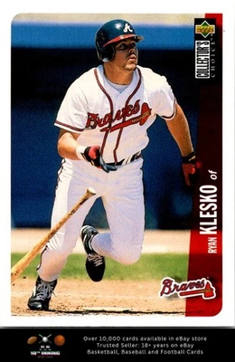 1996 Collector's Choice BASEBALL #460 Ryan Klesko - Image 1 of 2