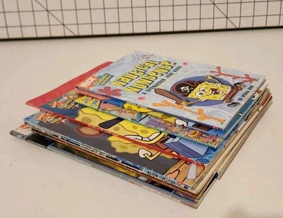 Lot of 10 Spongebob SquarePants Learn to Read TV NICKELODEON Books MIX - Image 1 of 4