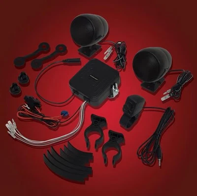 Show Chrome Sound System - Black Motorcycle Street Bike 13-250BK - Image 1 of 4