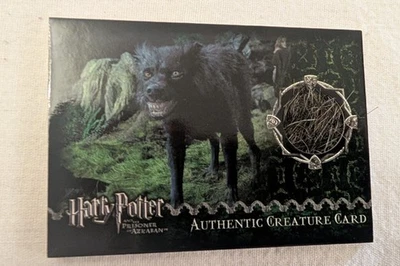 Harry Potter Costume Prop Card POA Azkaban Grim Fur 495/880 Mint NM Sirius Black - Image 1 of 4