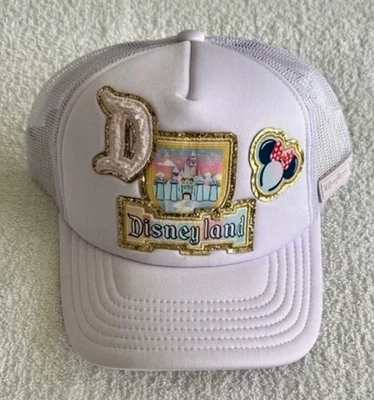 Шляпа дальнобойщика Disneyland Stoney Clover Lane Glitter Castle Minnie Mouse с ушами розовая - Изображение 1 из 4