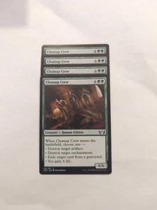 (4) Cleanup Crew *PLAYSET* Streets of New Capenna Regular NM MTG - Picture 1 of 1