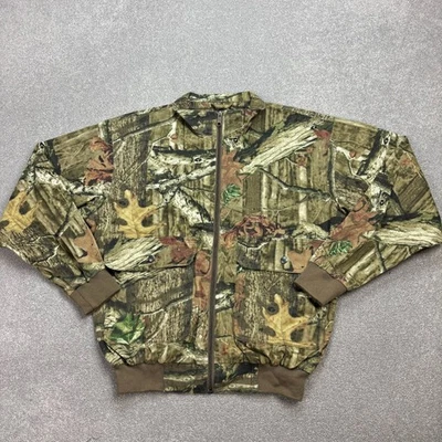 Chaqueta RealTree Adulto Medio Verde Ropa de Trabajo Lona Camuflaje Caza Bombardero Abrigo Hombres Foto 1 de 4