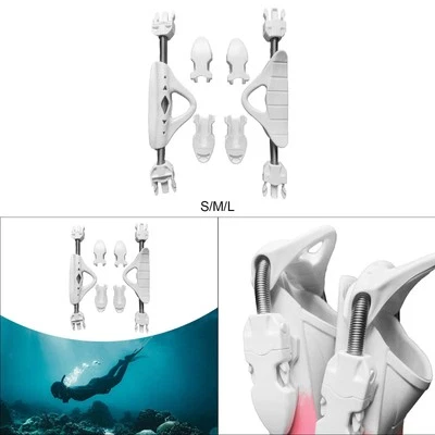 2Pcs Diving Fin Straps Replacement Diving Parts Comfortable Spring Strap - Bild 1 von 2
