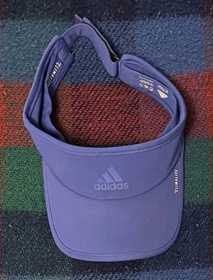 Mujeres Adidas Climalite Sol Golf Visera Talla Única Sombrero Gorra Tenis Caminata Azul Foto 1 de 4
