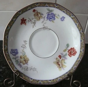 Theodore Haviland Limoges France GANGA Odd Saucer 5-5/8" (3 yellow flowers) - Picture 1 of 1