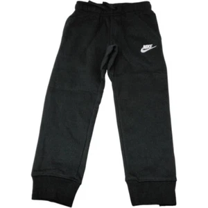 Nike Sportswear Club Fleece Sweatpants 86B252-023 Boys 6 Black - Picture 1 of 3