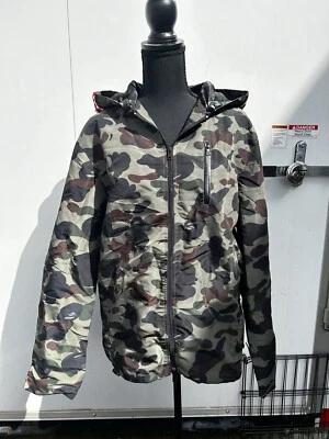 Bape “Wind Stopper” Windbreaker Camo Zip Jacket Size XXL  Fits Like a L - Image 1 of 4