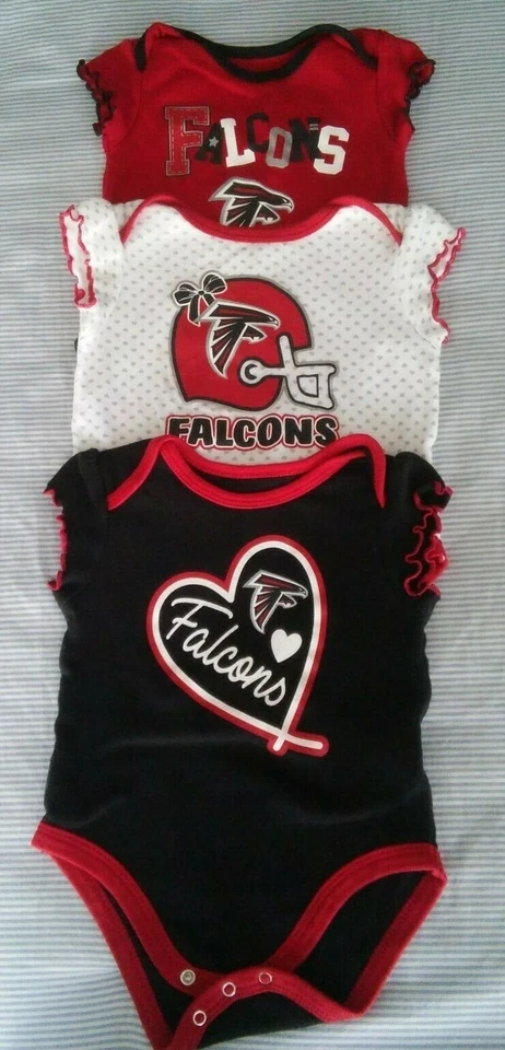 Ropa del equipo de la NFL Atlanta Falcons niñas una pieza talla 6-9 meses Foto 1 de 1