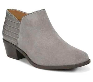 Vionic wasserabweisende Wildleder Stiefeletten Schuhe Marissa anthrazit Gr. 6,5 M QVC - Bild 1 von 3