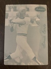 Bernie CARBO 1994 Ted Williams Card Company Black Printing Plate 1/1 Red Sox