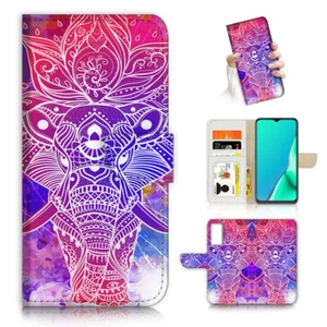 ( For Vivo Y01 ) Wallet Flip Case Cover AJ23294 Elephant - Photo 1 sur 7