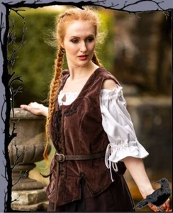 Corpiño medieval - Danika @ oferta especial Leonardo carbono pieza única - Imagen 1 de 3