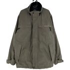 Jack Wolfskin Texapore Grey Cotton Blend Padded Jacket Coat Size L